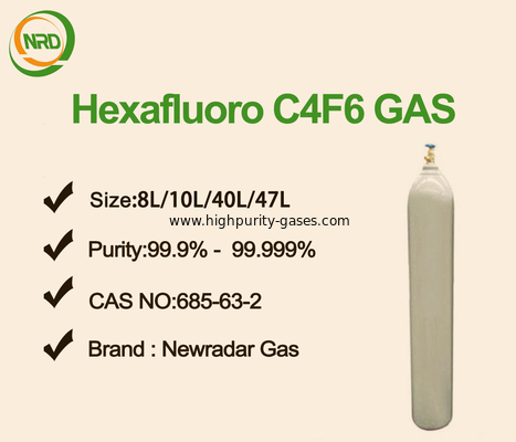 Odorless C4F6 Gas Environmentally Friendly Pure Gas Products For Etch Chemistry