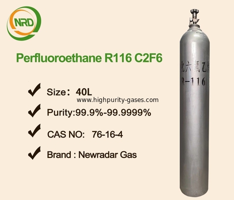 Refrigerant R116 Electronic Gases Hexafluoroethane CAS 2551-62-4