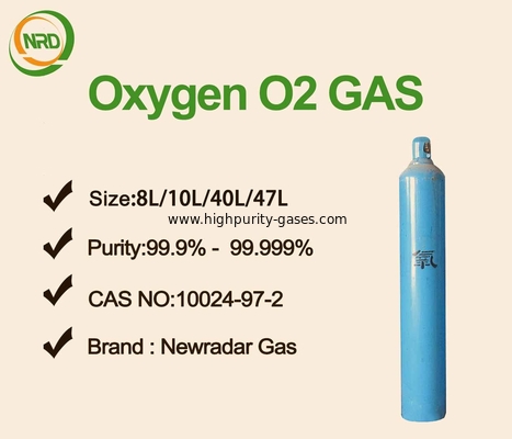 Water Oxidizer High Purity Gases Oxygen O2 Colourless And Odourless Gas