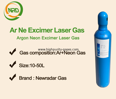 Colorless Excimer Laser Gas