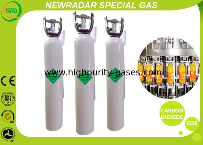 Carbon Dioxide Gas High Purity Gases Colorless Of 40L Cylinder